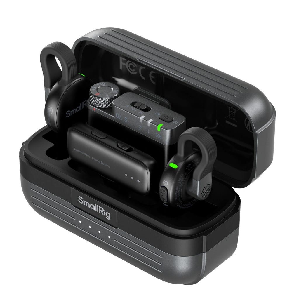 SmallRig S 70 Wireless Microphone with Multi-Device Compatibility (Black) 6526