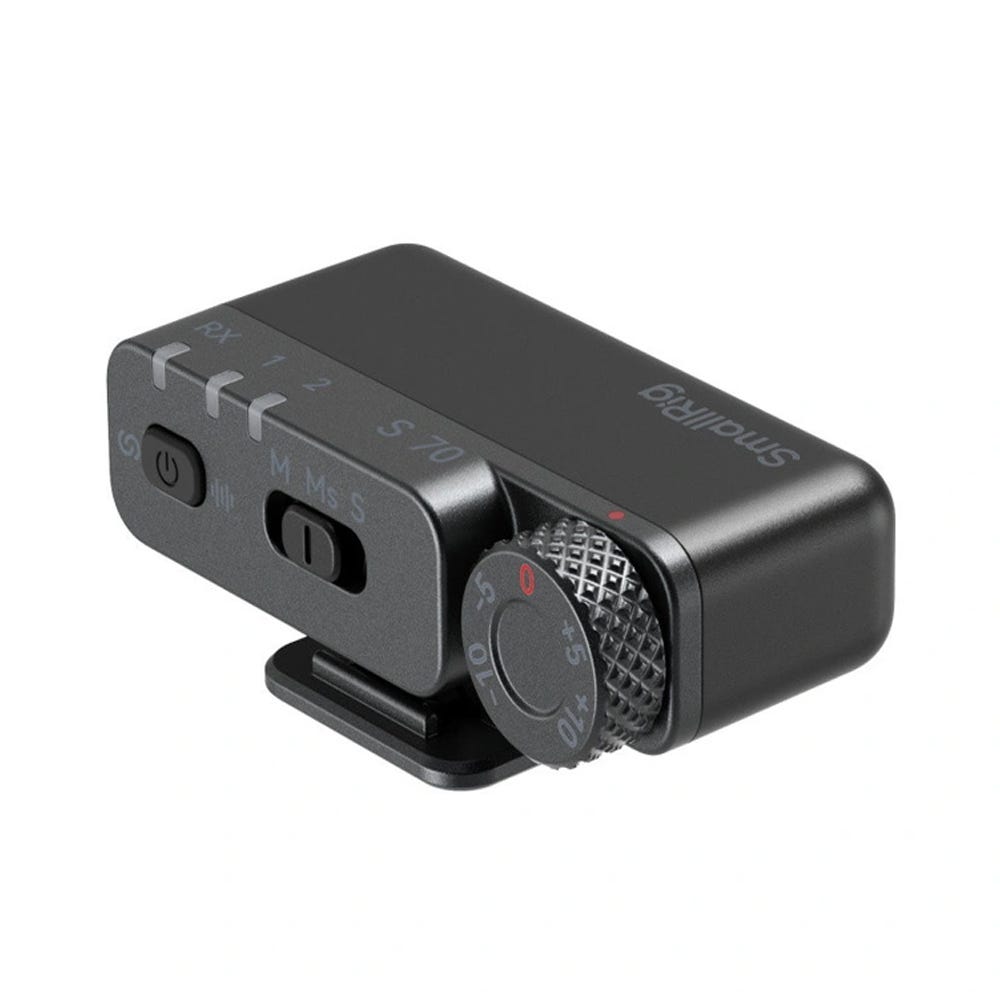 SmallRig S 70 Wireless Microphone with Multi-Device Compatibility (Black) 6526