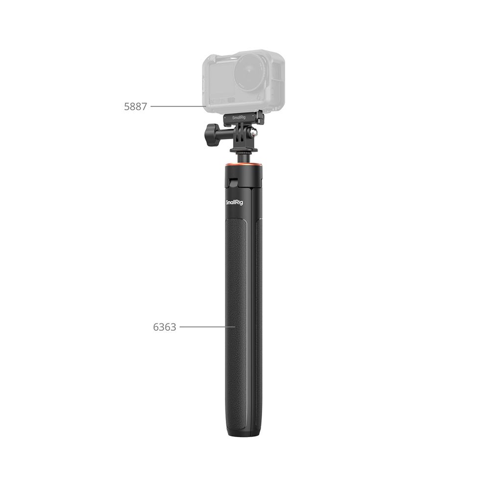 SmallRig Selfie Stick Support for DJI Osmo Action 6 / Nano (1.5m / 4.9ft) 6363