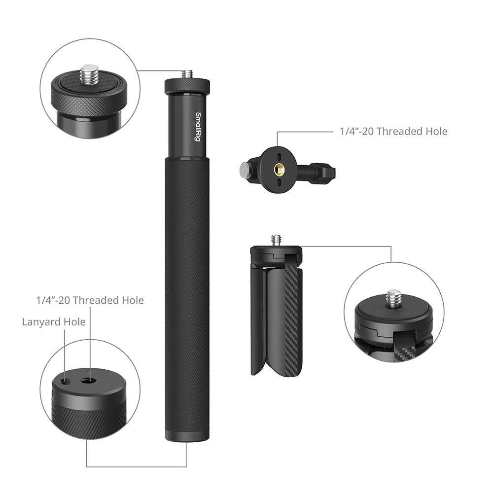 SmallRig Selfie Stick Support for DJI Osmo Action 6 / Nano 6362