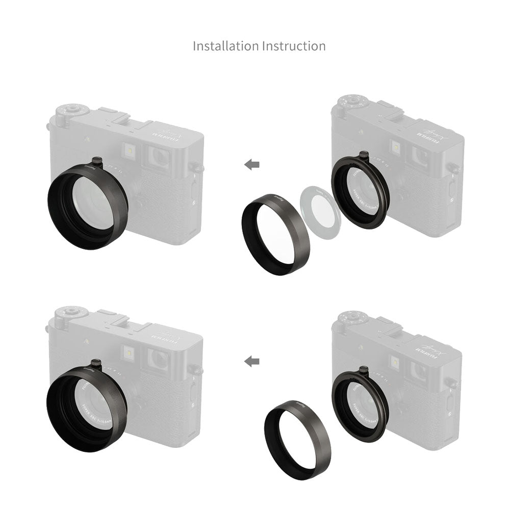 SmallRig Shading Hood for FUJIFILM X half (Charcoal Silver) 5709