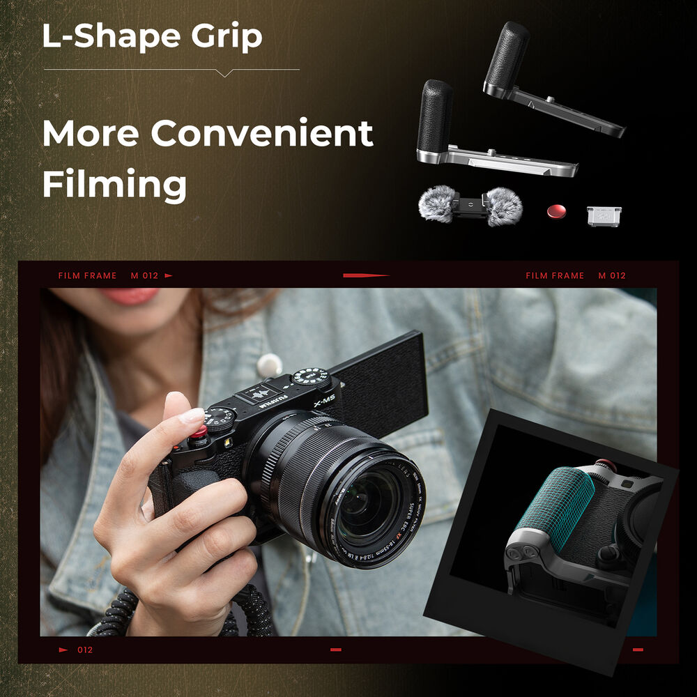SmallRig Thumb Grip for FUJIFILM X-M5 (Silver) 4877