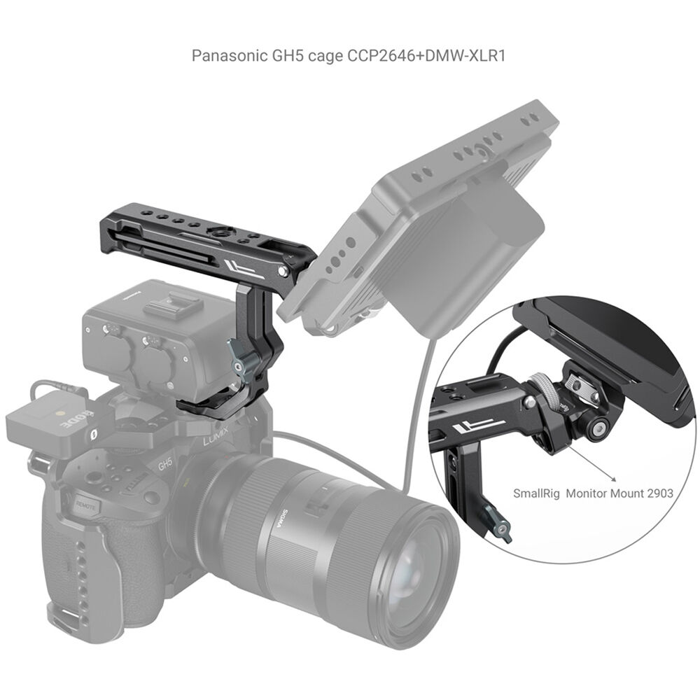 SmallRig Top Handle for Sony XLR-K1M / K2M / K3M and Panasonic DMW-XLR1 / XLR2 3082