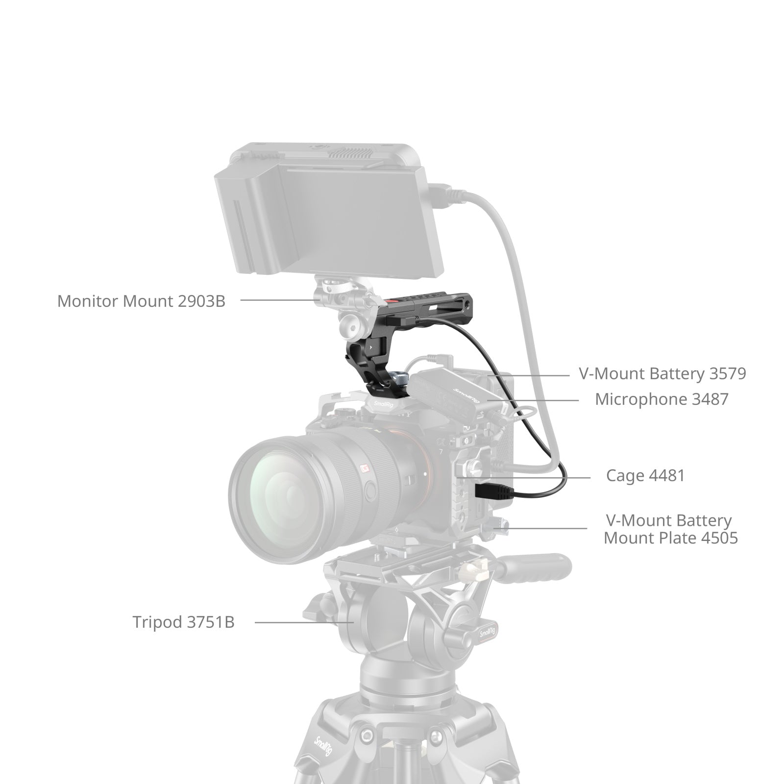 SmallRig Top Handle with Rec Trigger 4927