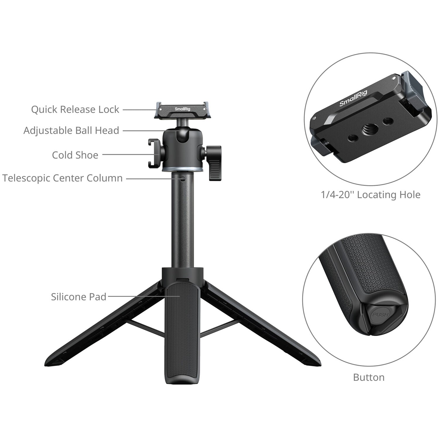 SmallRig Grip-Tripod for Action Cameras 5435