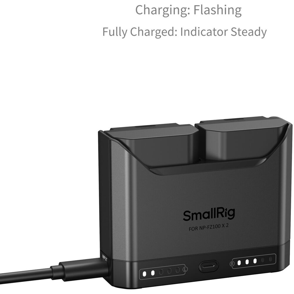 SmallRig Turbo Charging Kit for NP-FZ100 Camera Batteries 5483