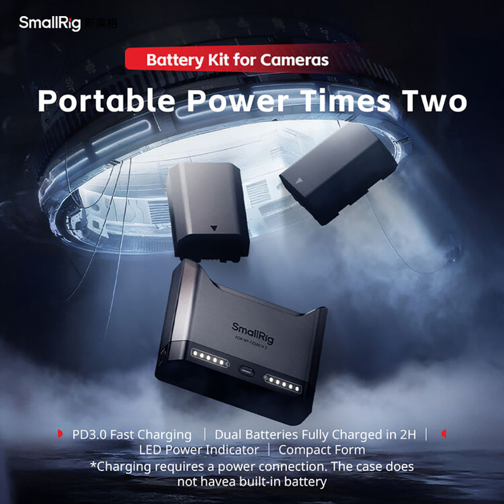 SmallRig Turbo Charging Kit for NP-FZ100 Camera Batteries 5483
