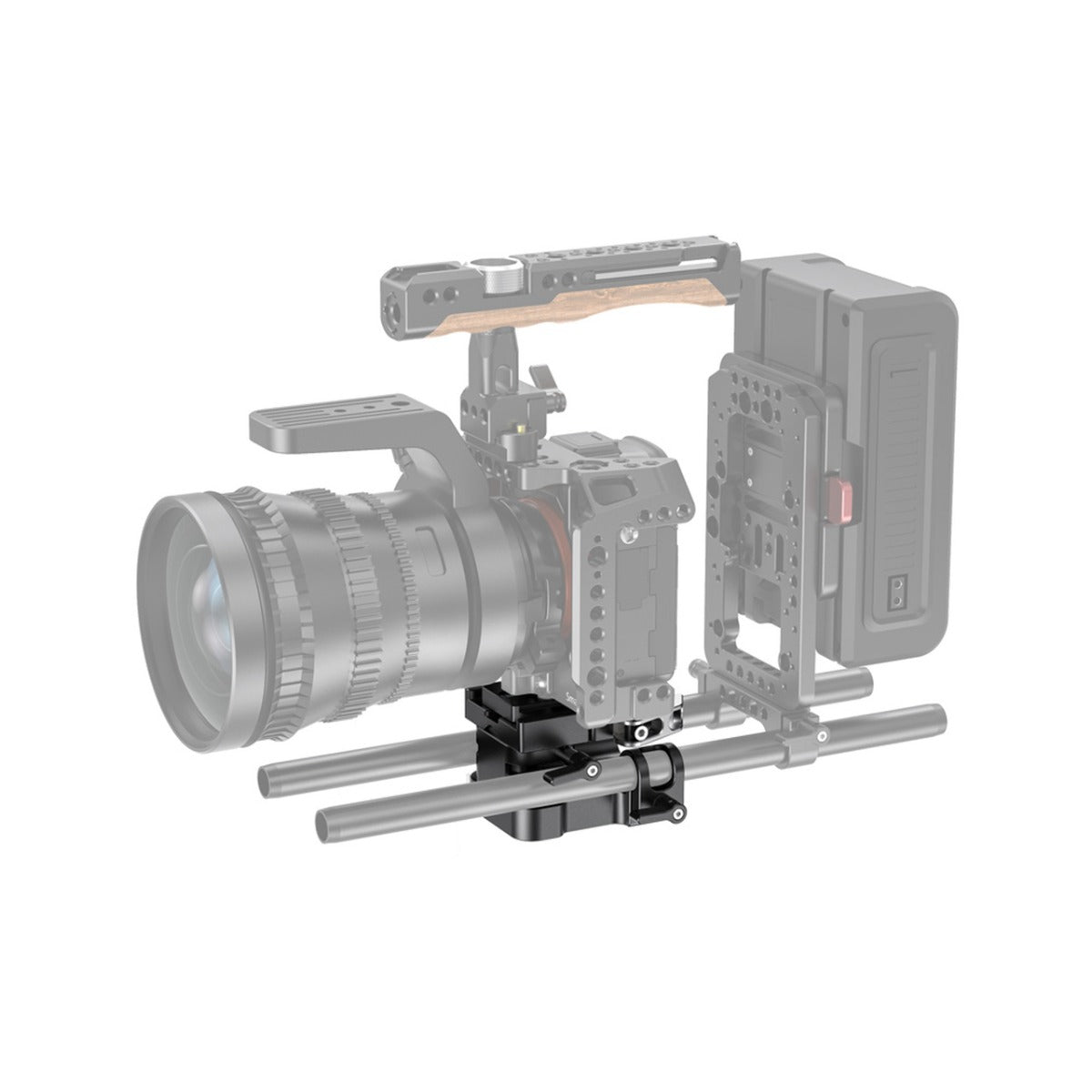 SmallRig Universal 15mm Rail Support System Baseplate 2092B