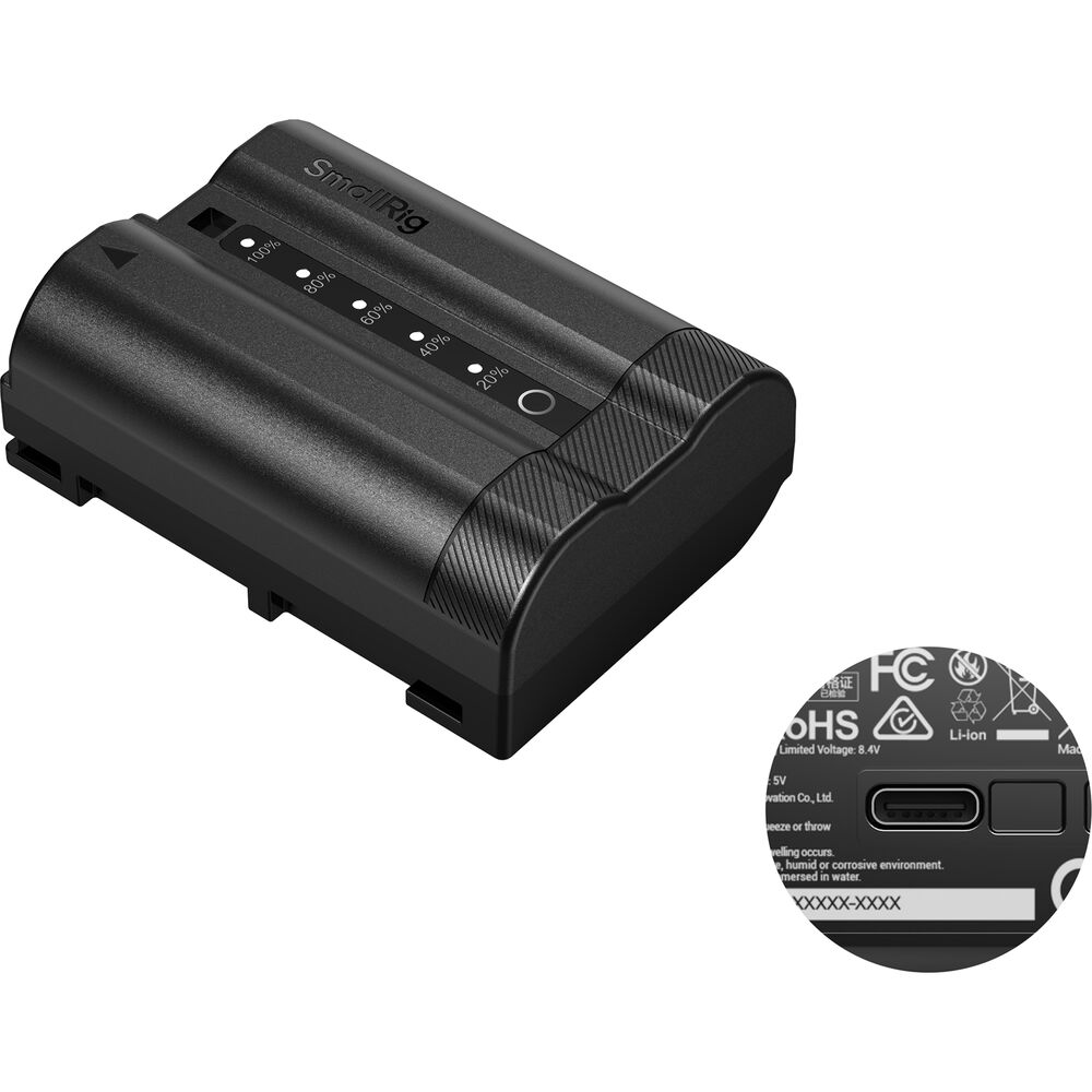 SmallRig USB-C Camera Battery with Power Display for Nikon EN-EL15c 5299
