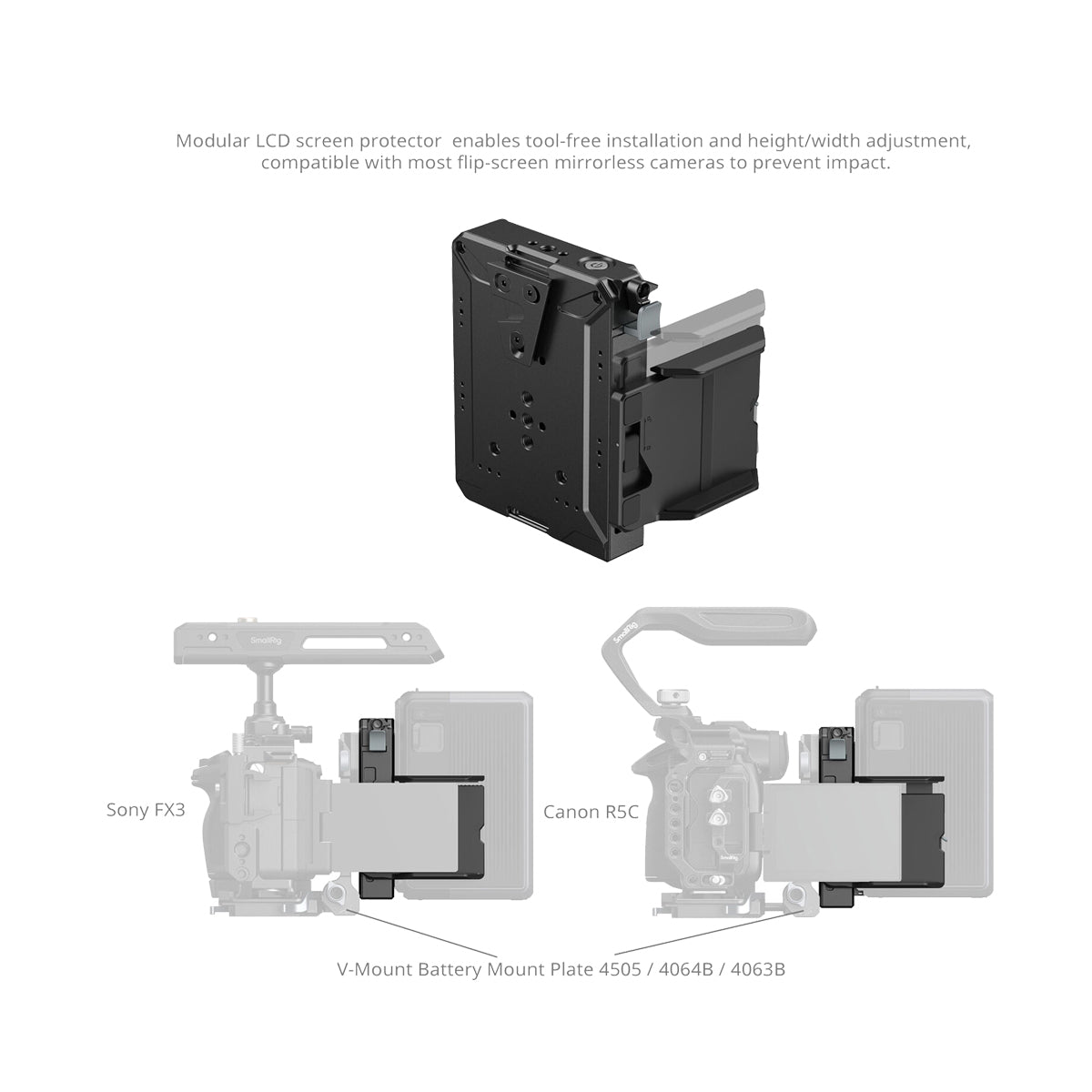 Open Box SmallRig V-Mount Battery Mount Plate 5228