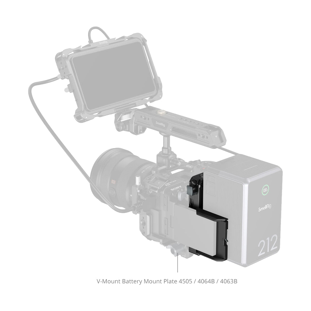 Open Box SmallRig V-Mount Battery Mount Plate 5228