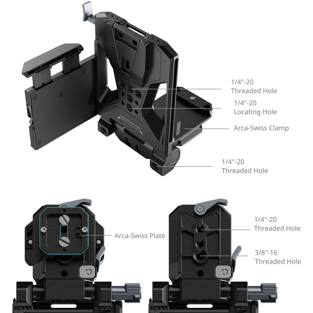 SmallRig V-Mount Battery Mount Plate Kit (Pro) 5315