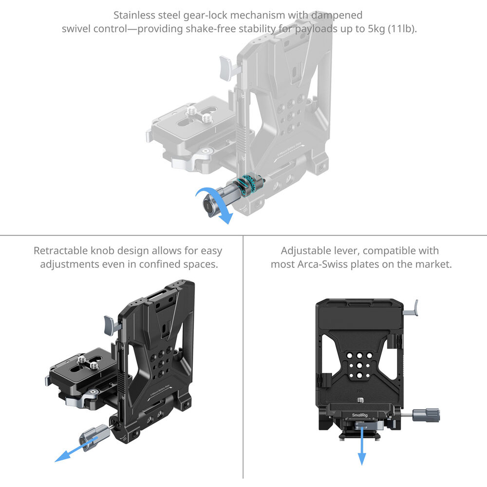 SmallRig V-Mount Battery Mount Plate Kit (Pro) 5315