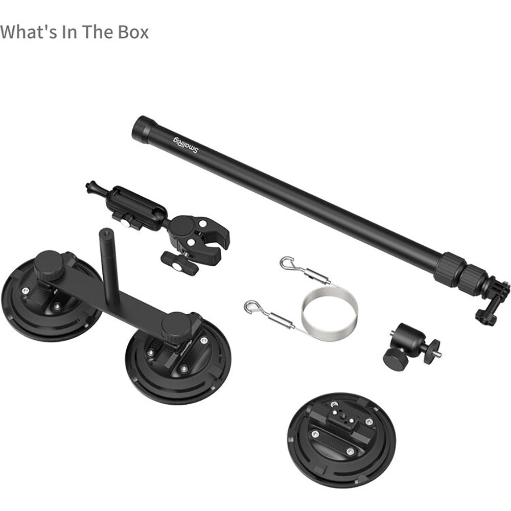 SmallRig Vehicle Suction Cup Support Kit for Action Cameras 5843
