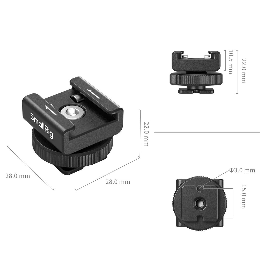 SmallRig Wireless Microphone Support with Cold Shoe Mount 4822