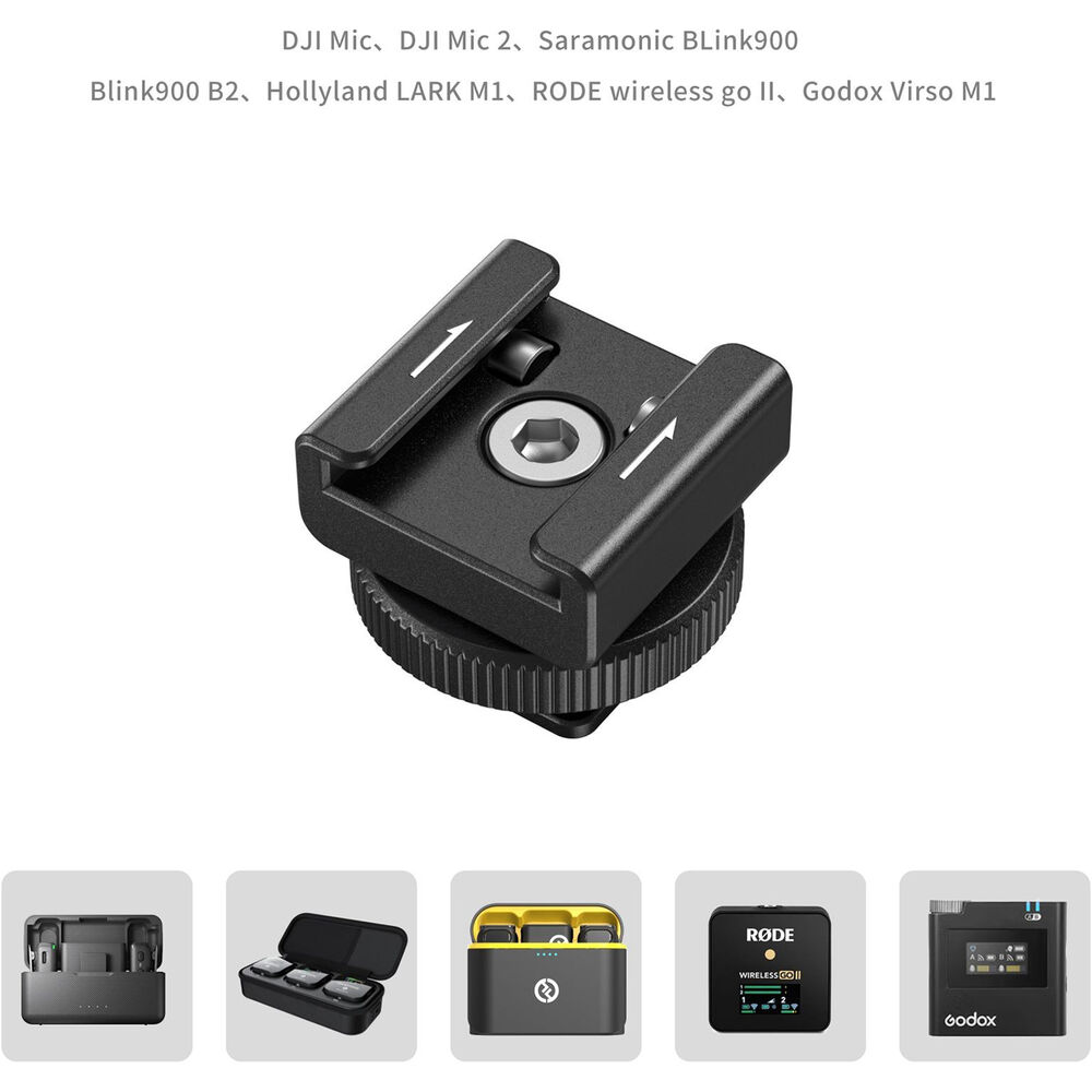 SmallRig Wireless Microphone Support with Cold Shoe Mount 4822
