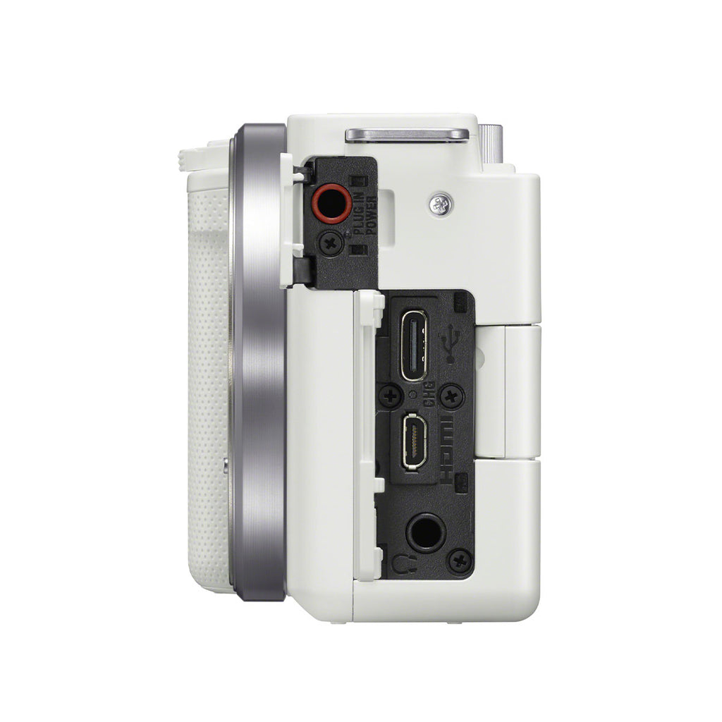 Sony ZV-E10 Body w/ 16-50mm White Kit 