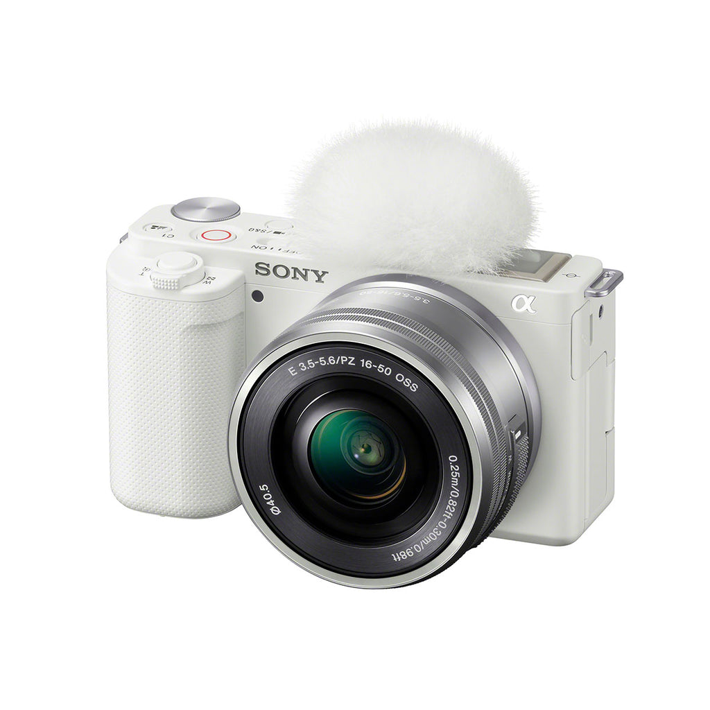 Sony ZV-E10 Body w/ 16-50mm Lens - White Kit