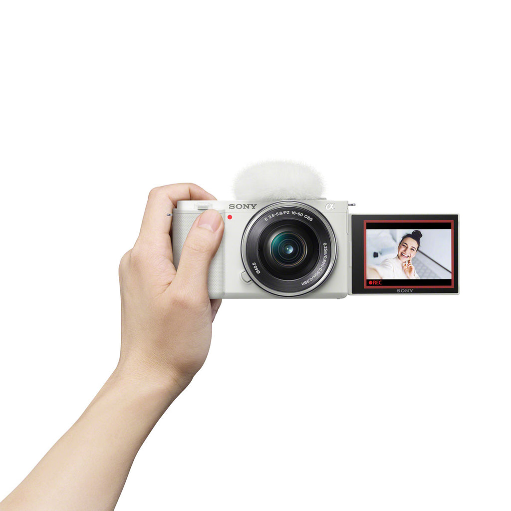 Sony ZV-E10 Body w/ 16-50mm White Kit 