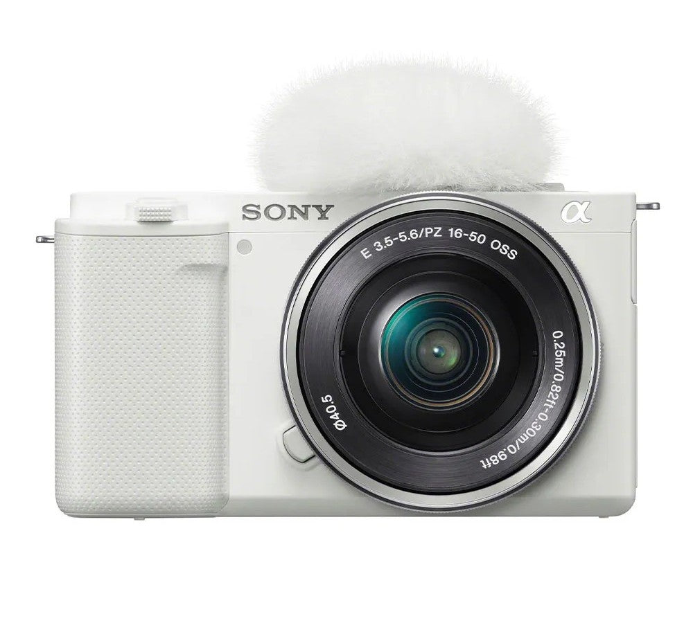 Sony ZV-E10 Body w/ 16-50mm Lens - White Kit