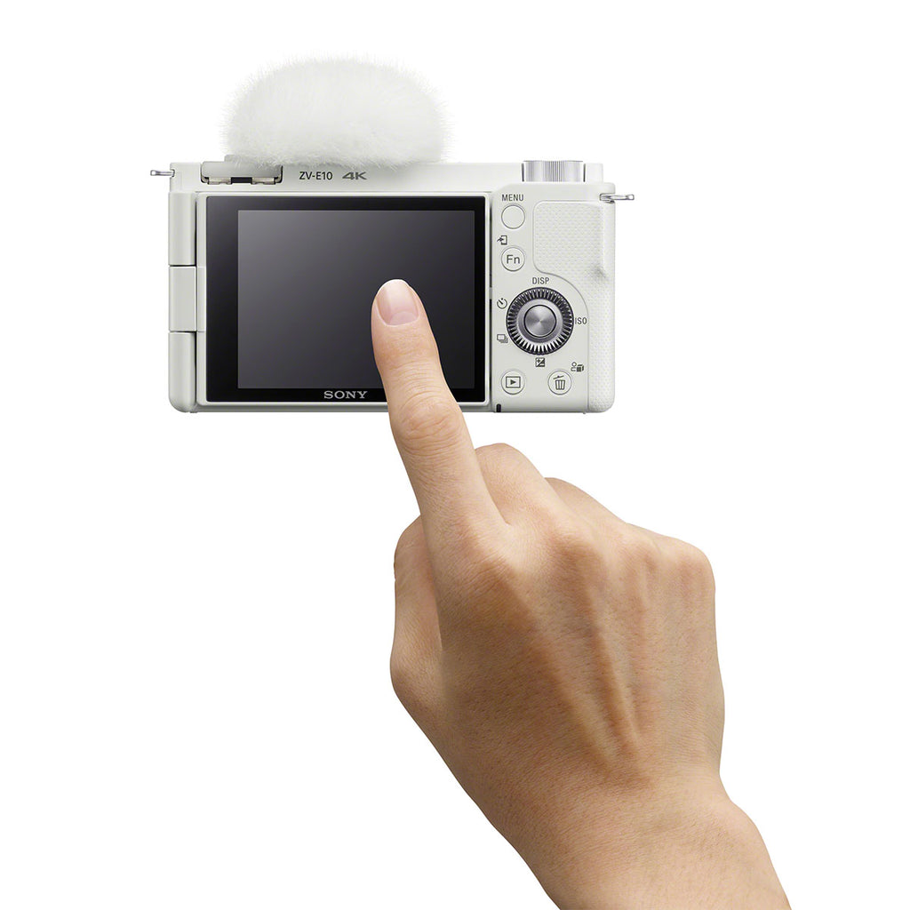 Sony ZV-E10 Body w/ 16-50mm White Kit 