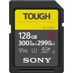 Sony 128GB Professional 300mbs SF-G V90 Tough SD Card