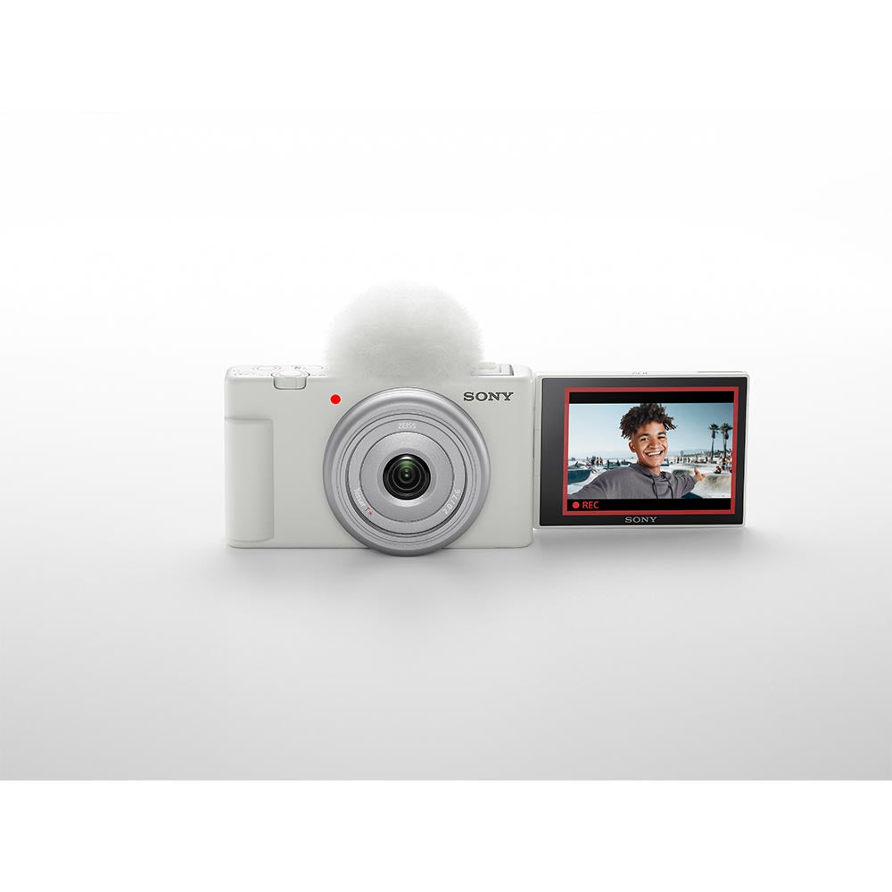 Sony ZV-1F Vlog Camera - White