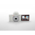 Sony ZV-1F Vlog Camera - White