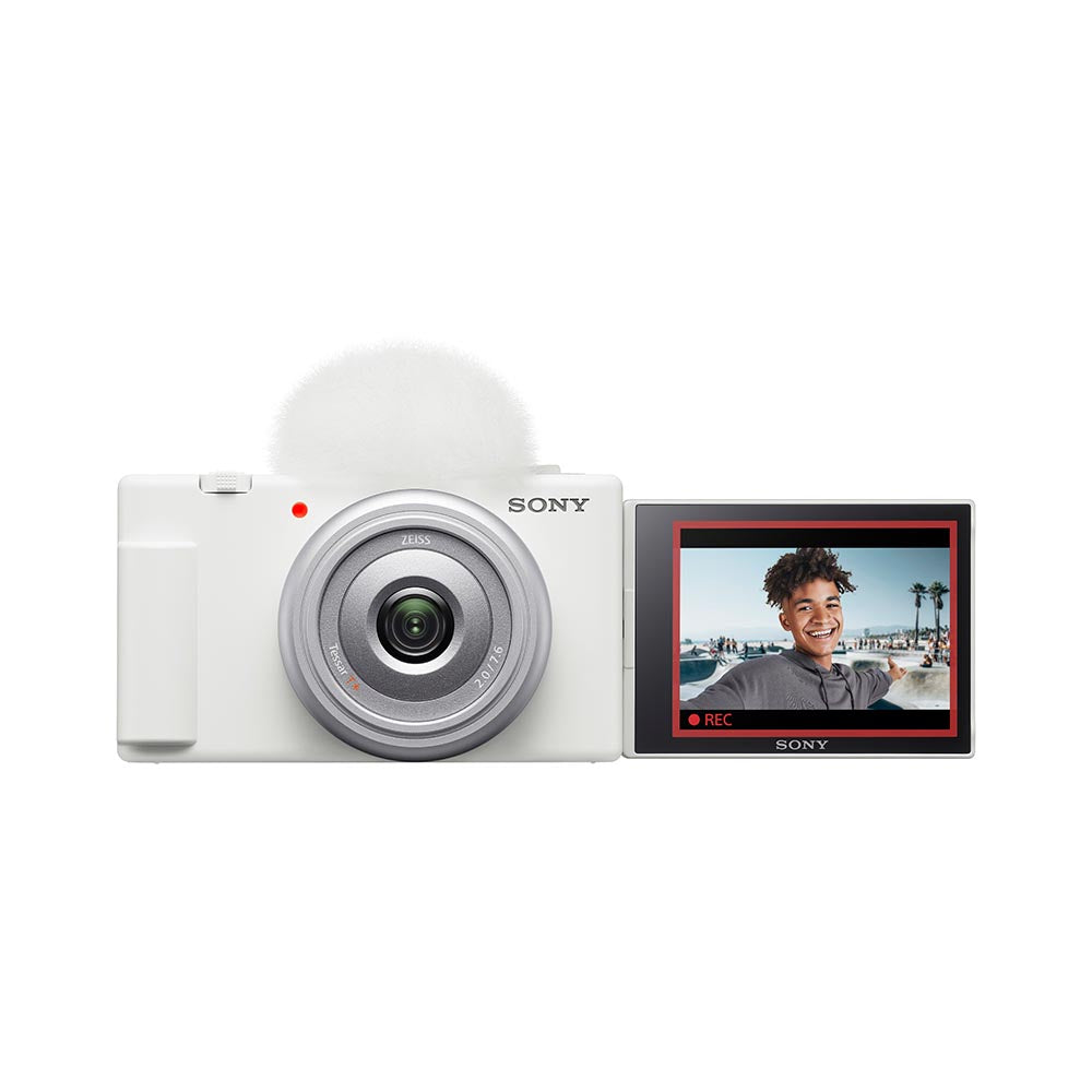 Sony ZV-1F Vlog Camera - White