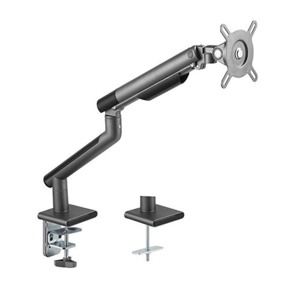 Brateck Single Monitor Premium Slim Aluminum Spring Arm 17"-32" Space Grey