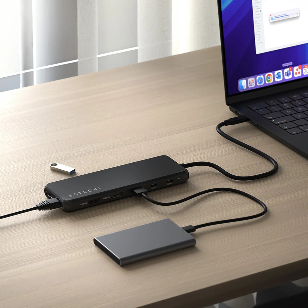 Satechi 13 in 1 USB C Triple Display Multi Port Adapter