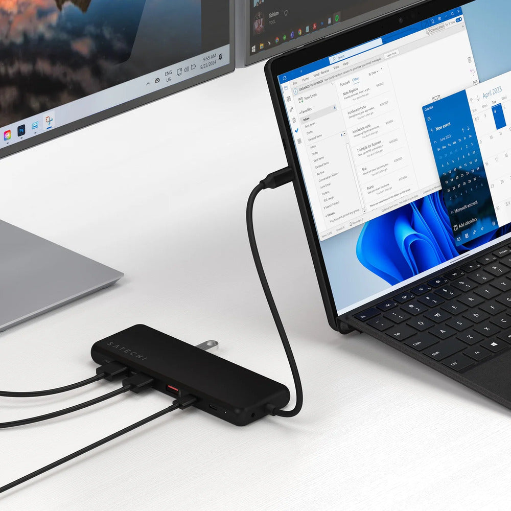 Satechi 13 in 1 USB C Triple Display Multi Port Adapter