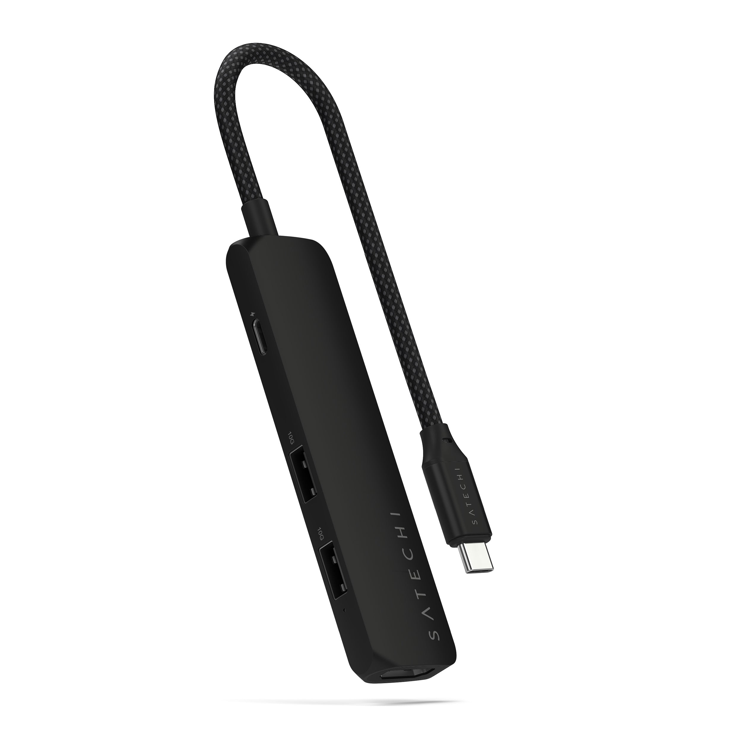 Satechi 4-in-1 USB-C Slim Multiport Adapter (Black)