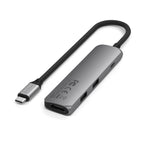 Satechi 4-in-1 USB-C Slim Multiport Adapter (Space Grey)