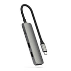 Satechi 4-in-1 USB-C Slim Multiport Adapter (Space Grey)