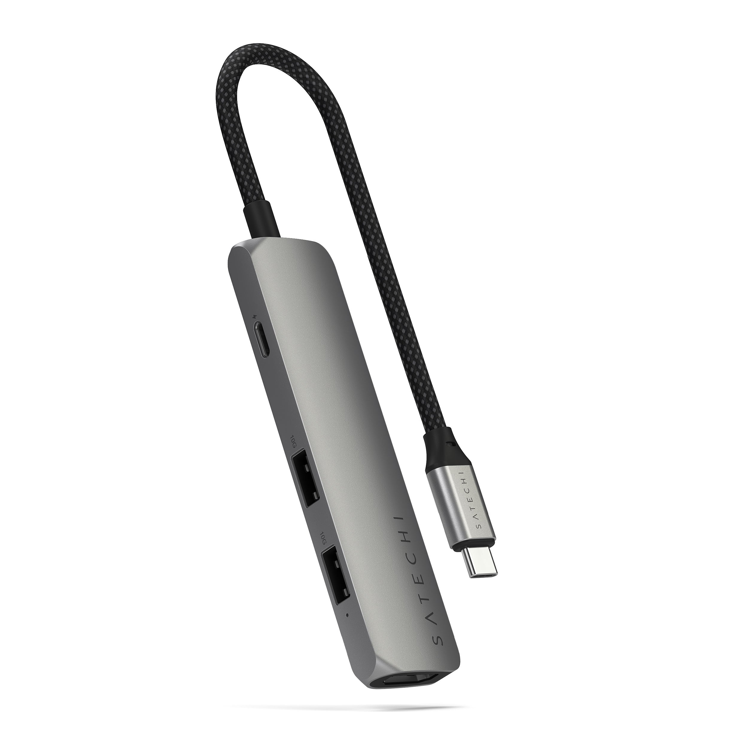 Satechi 4-in-1 USB-C Slim Multiport Adapter (Space Grey)