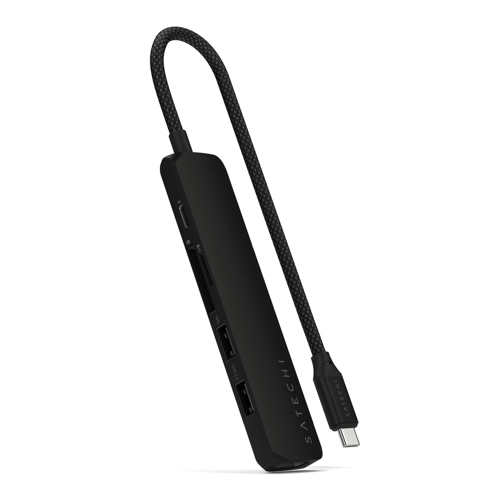 Satechi 6-in-1 USB-C Slim Multiport Adapter (Black)