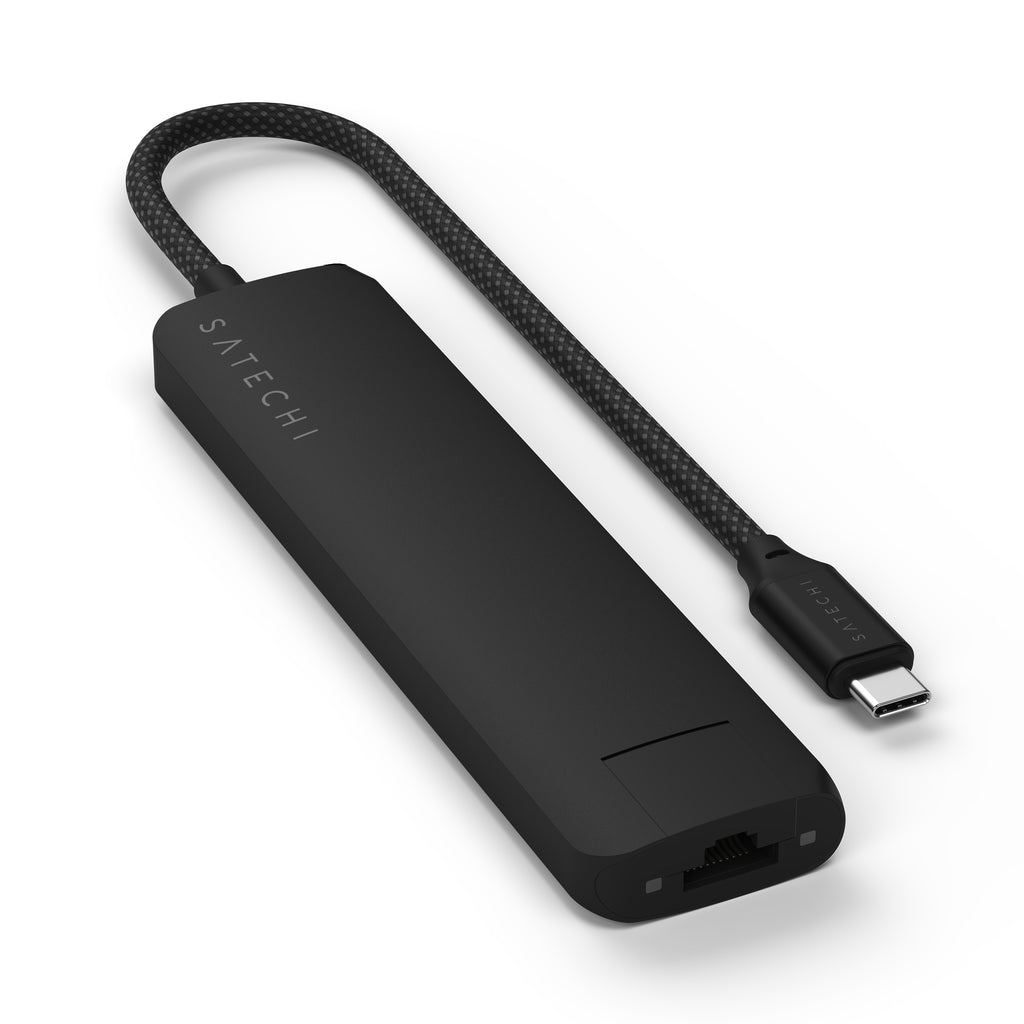 Satechi 7-in-1 USB-C Slim Multiport Adapter (Black) 
