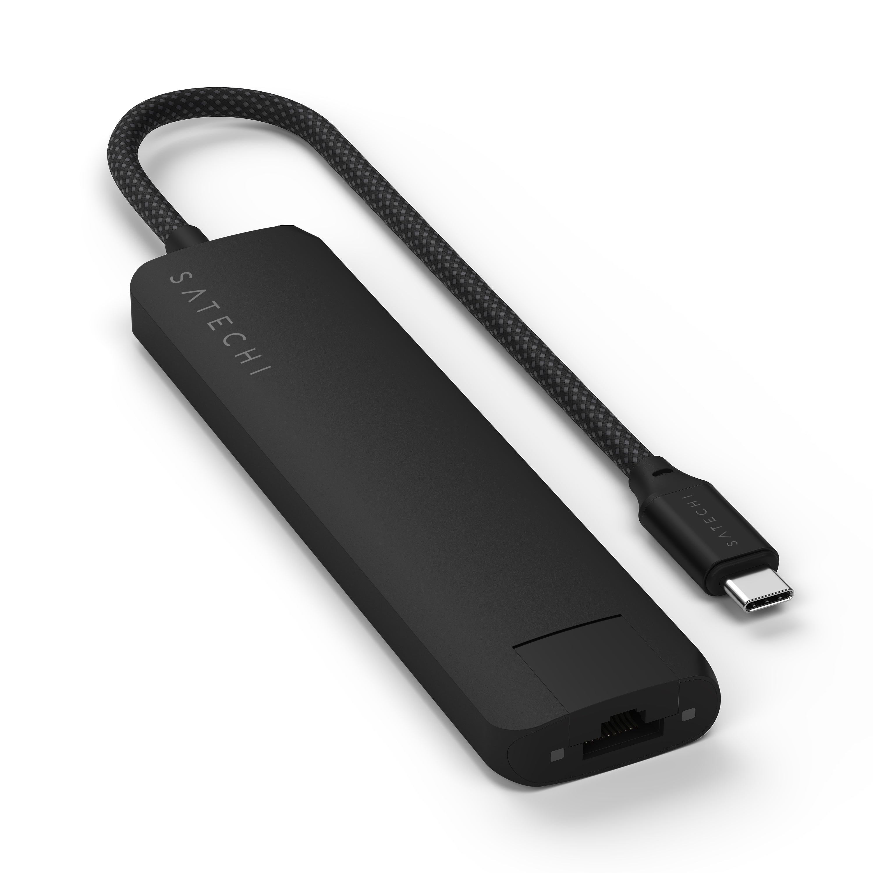 Satechi 7-in-1 USB-C Slim Multiport Adapter (Black) 