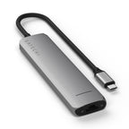 Satechi 7-in-1 USB-C Slim Multiport Adapter (Space Grey)