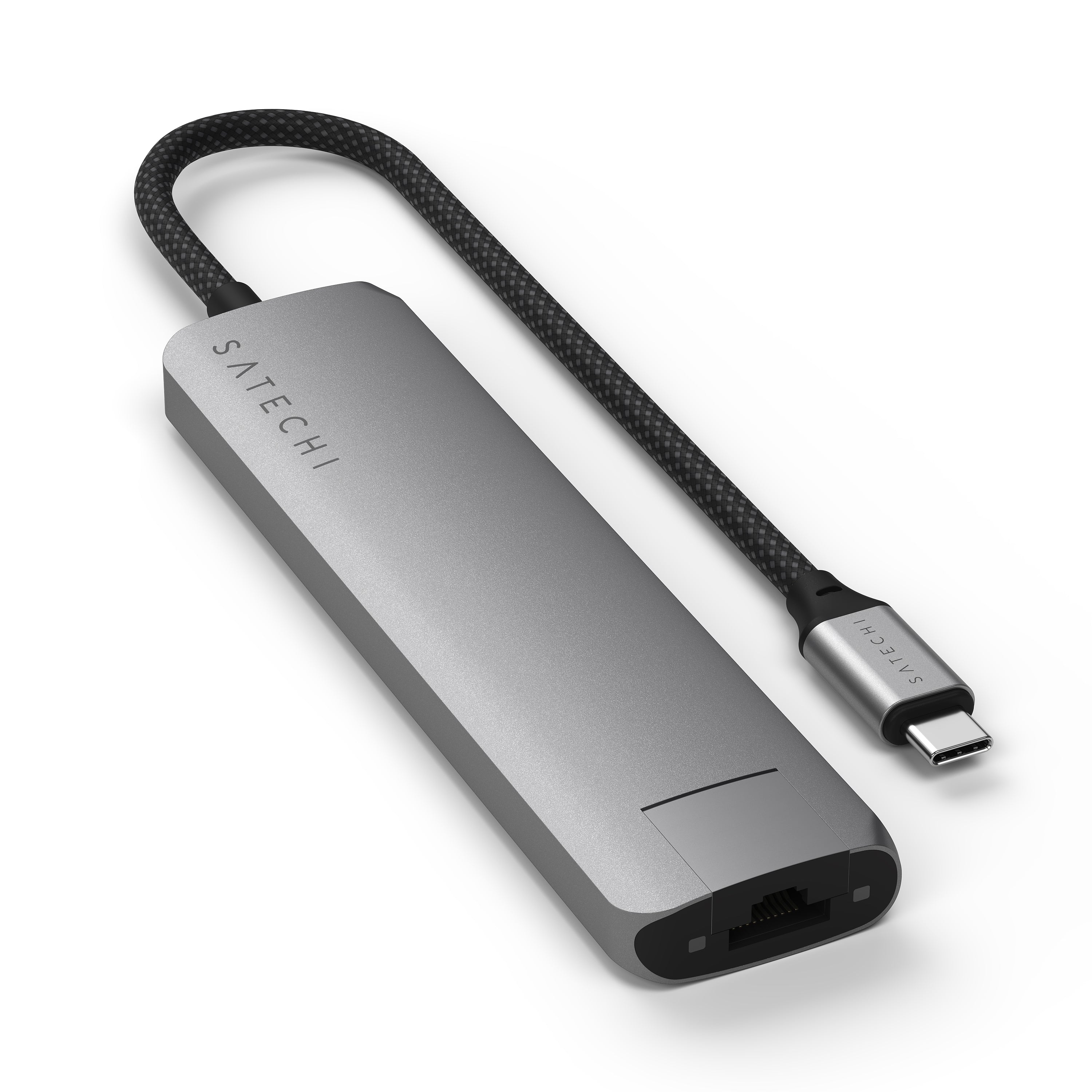 Satechi 7-in-1 USB-C Slim Multiport Adapter (Space Grey)