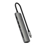 Satechi 7-in-1 USB-C Slim Multiport Adapter (Space Grey)