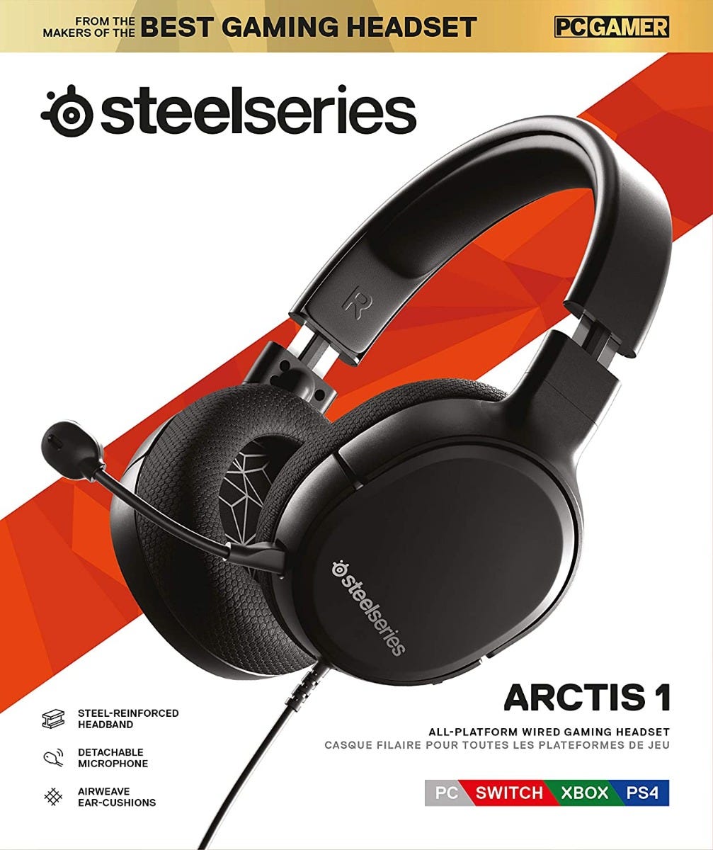 SteelSeries Arctis 1 All-Platform Gaming Headset - Black