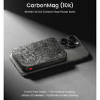 Sharge CarbonMag 10K - Wireless Carbon Fiber Power Bank