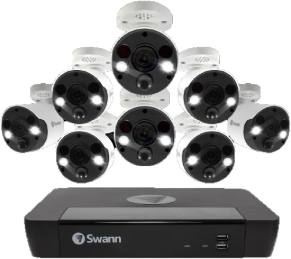 Swann 8 Cameras 8 Channel 4K Professional NVR Security System