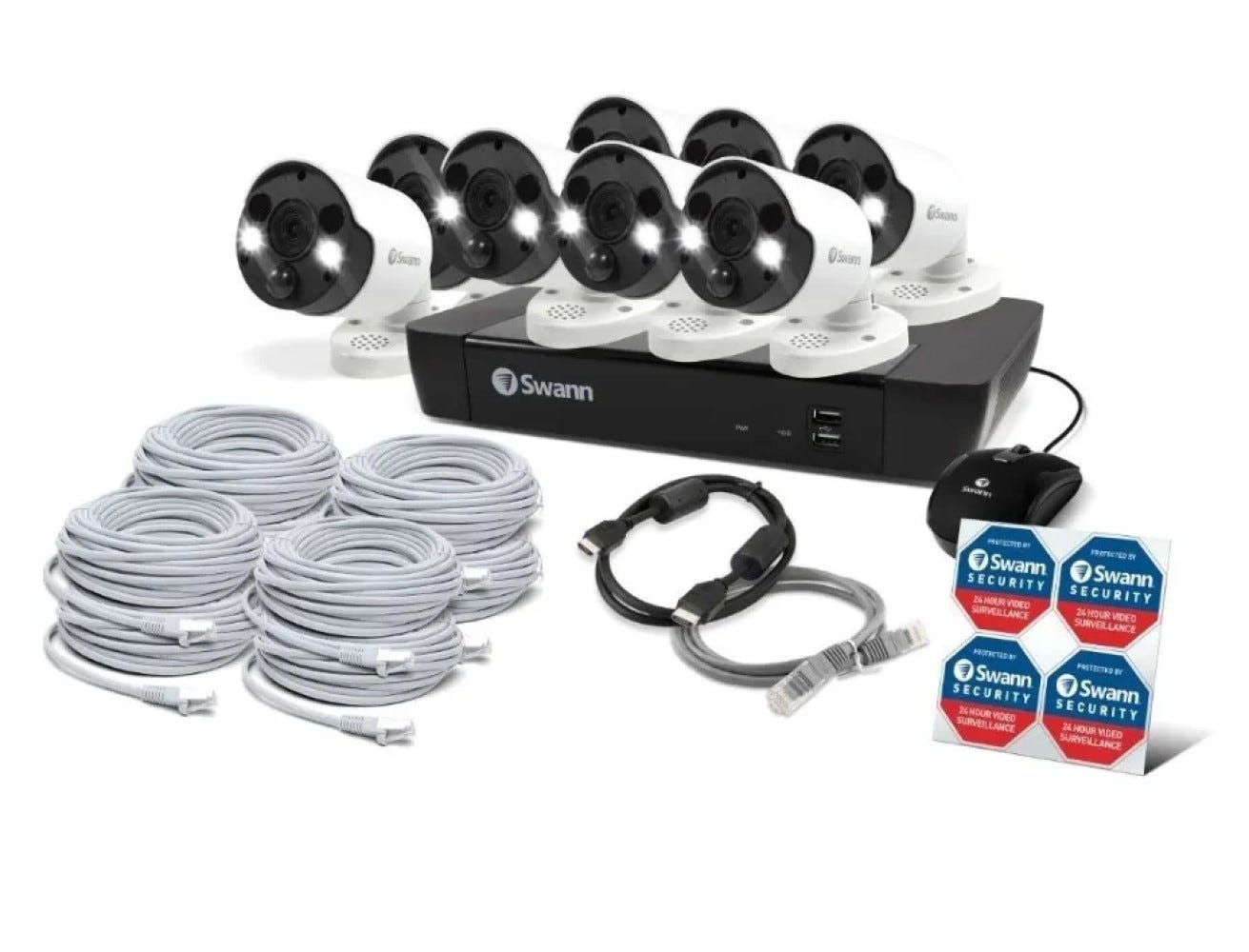 Swann 8 Cameras 8 Channel 4K Professional NVR Security System