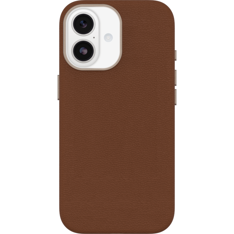 OtterBox Symmetry Cactus Leather MagSafe Case for iPhone 17 (Brown) 