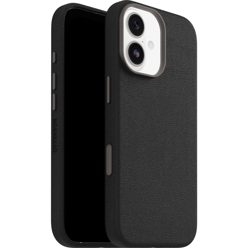 OtterBox Symmetry Cactus Leather MagSafe Case for iPhone 17 (Black)