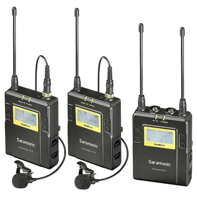 SARAMONIC-UWMIC9KIT2 9)2-CH Receiver UHF Wireles Microphone Kit