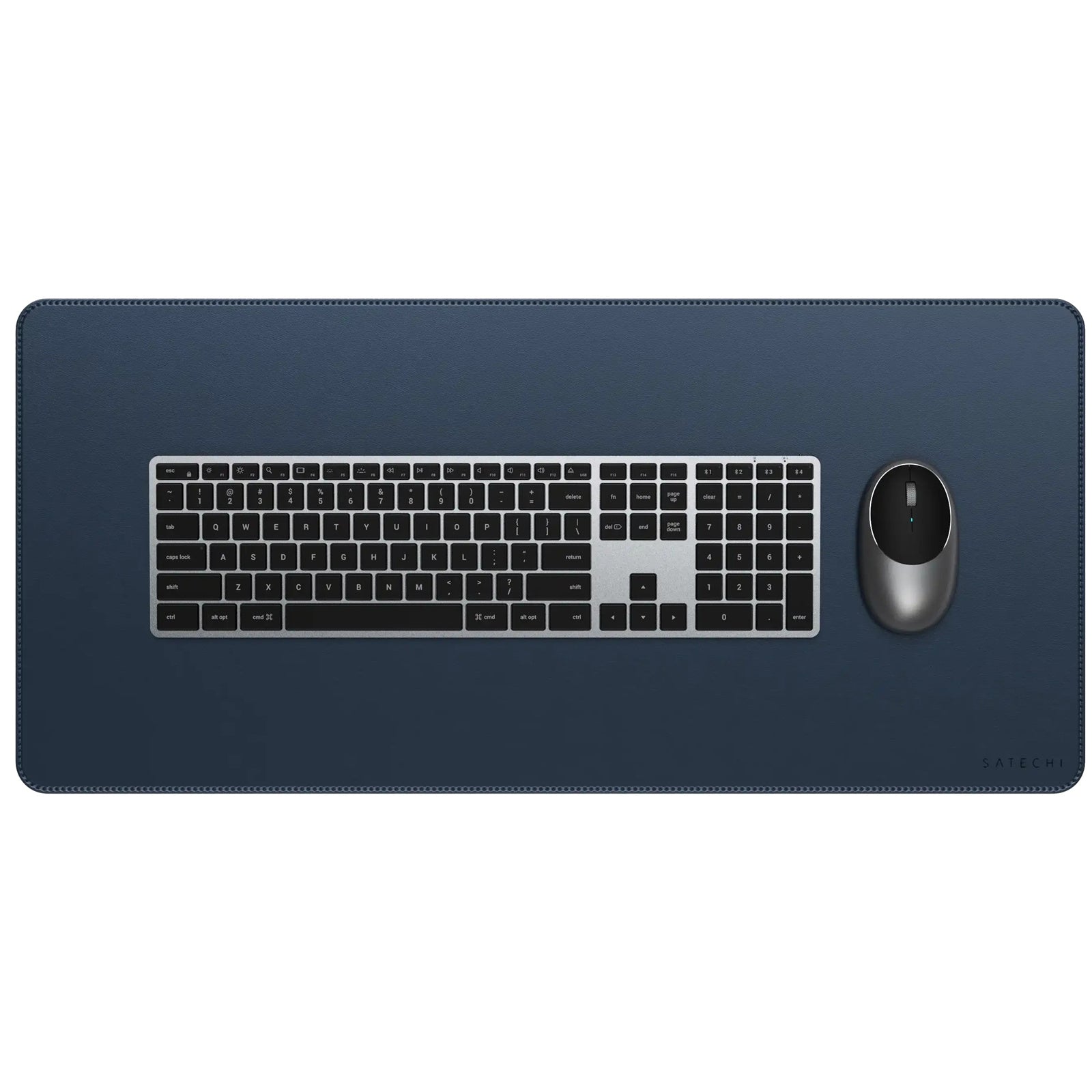 Satechi Vegan-Leather Premium Desk Mat (Navy)